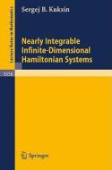 Nearly Integrable Infinite-Dimensional Hamiltonian Systems di Sergej B. Kuksin edito da Springer Berlin Heidelberg