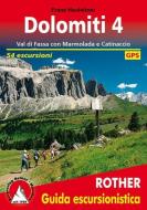 Dolomiti 4 (Dolomiten 4 - italienische Ausgabe) di Franz Hauleitner edito da Bergverlag Rother