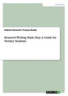 Research Writing Made Easy di Gabriel Dwomoh, Francis Boadu edito da Grin Verlag Gmbh