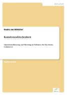 Kundenzufriedenheit di Hauke-Jan Böttcher edito da Diplom.de