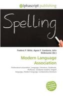 Modern Language Association edito da Vdm Publishing House