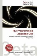 PL/I Programming Language One edito da Betascript Publishing