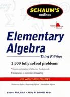 Schaum's Outline of Elementary Algebra, 3ed di Barnett Rich, Philip Schmidt edito da McGraw-Hill Education - Europe