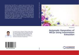 Automatic Generation of MCQs Using Information Extraction di Naveed Afzal edito da LAP Lambert Academic Publishing