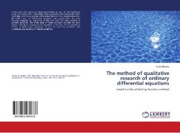 The method of qualitative research of ordinary differential equations di Vadim Belsky edito da LAP Lambert Academic Publishing