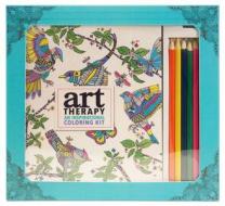 Art Therapy: An Inspirational Coloring Kit (Deluxe Kit with Pencils) di Running Press edito da Running Press Adult