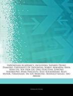 Indonesian Academics, Including: Sapardi di Hephaestus Books edito da Hephaestus Books