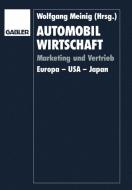 Automobilwirtschaft edito da Gabler Verlag
