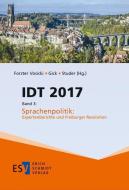 IDT 2017. Band 3: Sprachenpolitik edito da Schmidt, Erich Verlag