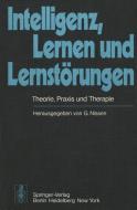 Intelligenz, Lernen und Lernstörungen edito da Springer Berlin Heidelberg