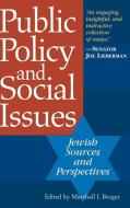 Public Policy and Social Issues di Marshall Breger edito da Praeger