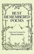 Best Remembered Poems di Martin Gardner edito da Dover Publications Inc.