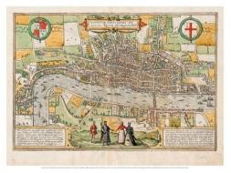 Londinvm Feracissimi Angliae Regni Metropolis (Map): From Civitates Orbis Terrarum, Liber 1 (1572) edito da University of South Carolina Press
