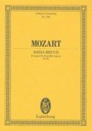 Missa Brevis D Major Kv 194 di WOLFGANG AMA MOZART edito da Schott & Co