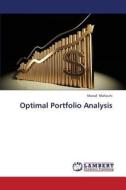 Optimal Portfolio Analysis di Manaf Mallouhi edito da LAP Lambert Academic Publishing