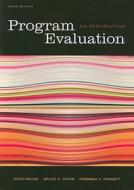 Program Evaluation: An Introduction di David Royse, Bruce A. Thyer, Deborah K. Padgett edito da Wadsworth Publishing Company