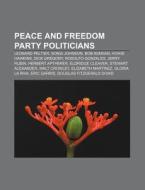 Peace And Freedom Party Politicians: Leo di Source Wikipedia edito da Books LLC, Wiki Series