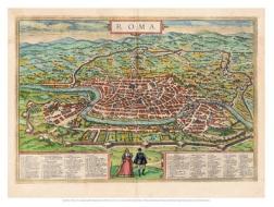 Roma (Map): From Civitates Orbis Terrarum, Liber 1 (1572) edito da University of South Carolina Press