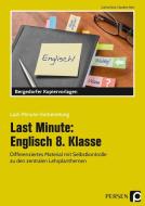 Last Minute: Englisch 8. Klasse di Carina Geck, Claudine Stier edito da Persen Verlag i.d. AAP