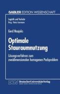 Optimale Stauraumnutzung edito da Deutscher Universitätsverlag