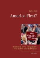 America First? di Stefan Klein edito da Miles-Verlag