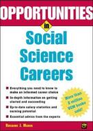Opportunities In Social Science Careers di #Marek,  Rosanne J. edito da Mcgraw-hill Education - Europe