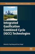 Integrated Gasification Combined Cycle (Igcc) Technologies edito da WOODHEAD PUB