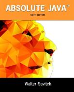 Absolute Java di Walter Savitch, Kenrick Mock edito da Pearson Education (us)