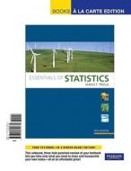 Essentials of Statistics di Mario F. Triola edito da Addison Wesley Longman