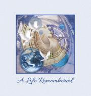 "A Life Remembered" Funeral Guest Book, Memorial Guest Book,  Condolence Book, Remembrance Book for Funerals or Wake, Me edito da Angelis Publications