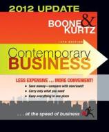 Contemporary Business Update, Binder Version di Louis E. Boone, David L. Kurtz edito da John Wiley & Sons