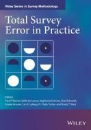 Biemer, P: Total Survey Error in Practice di Paul P. Biemer edito da Wiley-Blackwell