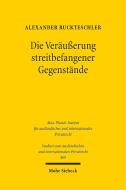 Die Veräußerung streitbefangener Gegenstände di Alexander Ruckteschler edito da Mohr Siebeck GmbH & Co. K