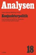 Konjunkturpolitik edito da VS Verlag für Sozialwissenschaften