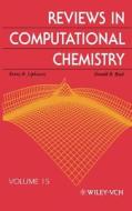 Reviews Computational V15 di Lipkowitz, Boyd edito da John Wiley & Sons