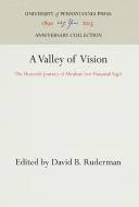 A Valley of Vision edito da Pennsylvania University Press