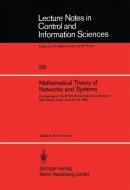 Mathematical Theory of Networks and Systems edito da Springer-Verlag GmbH