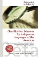Classification Schemes for Indigenous Languages of the Americas edito da Betascript Publishing