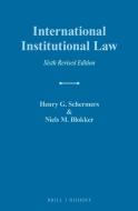International Institutional Law: Sixth Revised Edition di Niels M. Blokker edito da BRILL NIJHOFF
