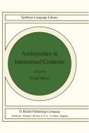 Ambiguities in Intensional Contexts edito da Springer Netherlands