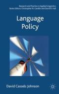 Language Policy di D. Johnson edito da Palgrave Macmillan