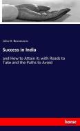 Success in India di John D. Besemeres edito da hansebooks
