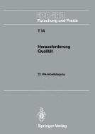 Herausforderung Qualität edito da Springer Berlin Heidelberg
