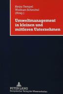 Umweltmanagement in kleinen und mittleren Unternehmen edito da Lang, Peter GmbH