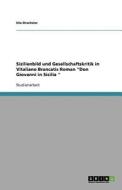 Sizilienbild und Gesellschaftskritik in Vitaliano Brancatis Roman "Don Giovanni in Sicilia " di Ute Drechsler edito da GRIN Verlag