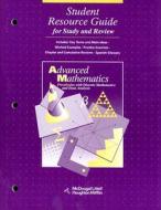 Student Resource Guide Advanced Mathematics for Study and Review: Precalculus with Discrete Mathematics and Data Analysis edito da Houghton Mifflin Harcourt (HMH)