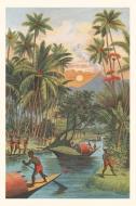 Vintage Journal Tropical Paradise with Volcano edito da FOUND IMAGE PR