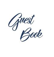Navy Blue Guest Book, Weddings, Anniversary, Party's, Special Occasions, Memories, Christening, Baptism, Visitors Book,  di Lollys Publishing edito da Lollys Publishing