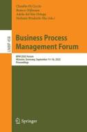 Business Process Management Forum edito da Springer International Publishing