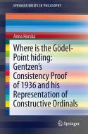 Where is the Gödel-point hiding: Gentzen's Consistency Proof of 1936 and His Representation of Constructive Ordinals di Anna Horská edito da Springer International Publishing